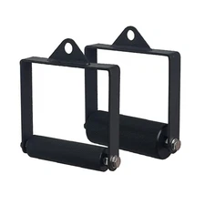 D Handle Grip Cable Attachment F Gym Fitness LAT Pulldown Arm Wrestling Exercise