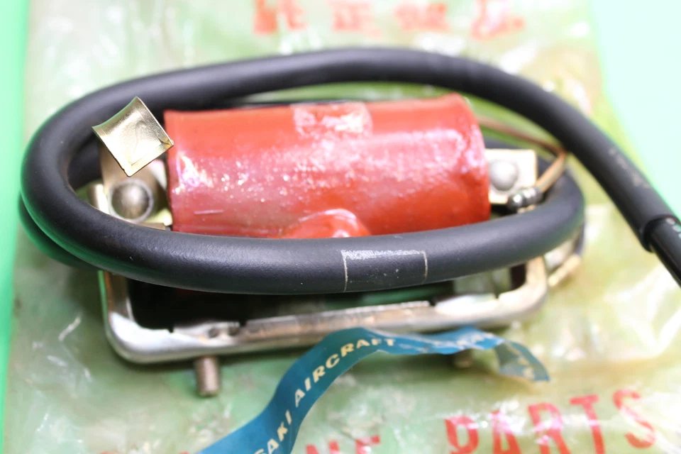 NOS Genuine Kawasaki 1966-1969 D1, J1, J1T J1TL G1 Ignition Coil OEM 21121-005 - Image 2 of 4