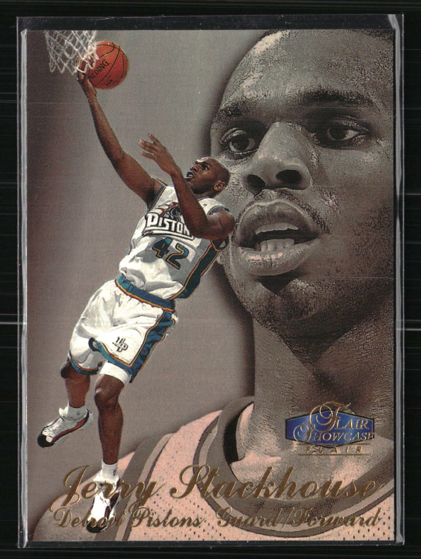 Jerry Stackhouse 1997-98 Flair Showcase #36 BASKETBALL Card