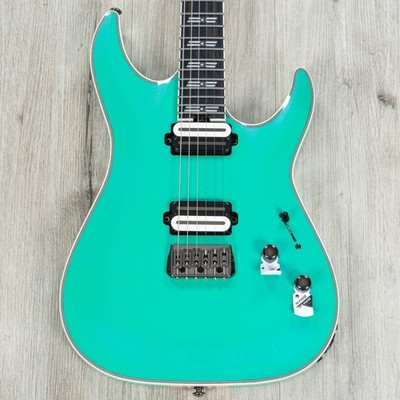 Schecter C-1 SLS Hollywood Edition Guitar, Fishman Fluence Open Cores, Glacier