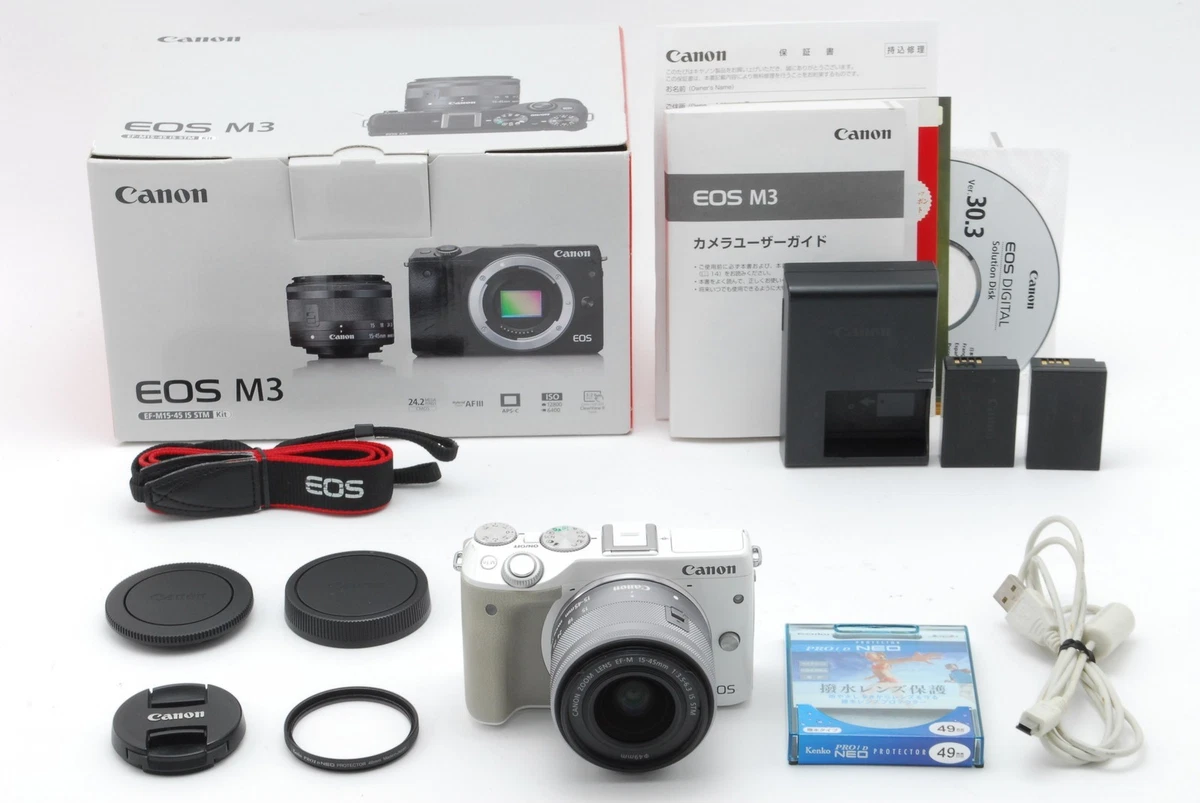 いろいろセット】EOS M3 Canon EOS M3 Two Lens Kit 24-megapixel 