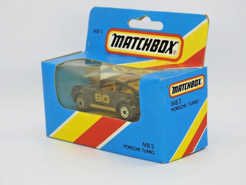 MATCHBOX MACAU 1983 MB3 PPORSCHE TURBO КАК НОВЫЙ В ЗАКРЫТОЙ СИНЕЙ КОРОБКЕ ТИПА M - Изображение 4 из 4
