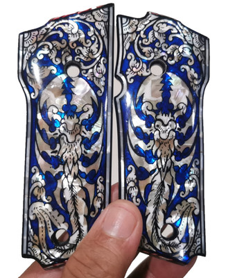 w*n様 メダル 4枚 GENUINE PEARL SMITH & WESSON MODEL 59 GRIPS 459 559 659 SCORPION
