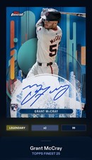 [DIGITAL CARD] TOPPS BUNT 2025 GRANT MCCRAY LEGENDARY FINEST SIG 99cc, SF GIANTS