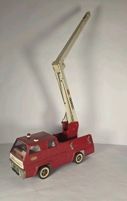Tonka Snorkel vintage pumper fire truck red without ladders extinguisher bucket
