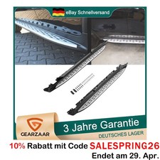 TRITTBRETTER SEITENANSATZ EINSTIEGSBRETT F&Uuml;R MERCEDES GLC C253 X253 SCHWARZ