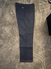 Dickies Men's Navy Work Pants Classic Fit Durable Uniform Navy Blue Trousers