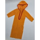 Vintage Mattel Ken Fashion Orange Hooded Fleece Robe #1932 Mod Era