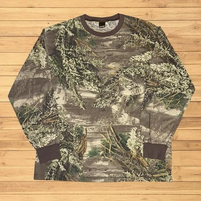 Vintage Mossy Oak Camo Long Sleeve Shirt pocket realtree - Image 1 of 3