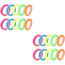  Set of 2 Transparent Sticky Tabs Highlighter Tape Removable Stickers