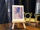 ACEO Art Card Original “Purple Blush Brush” 58/100 — photo 1
