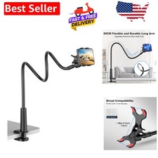 Gooseneck Cell Phone Holder, Universal 360 Flexible Phone Stand Lazy Bracket ...