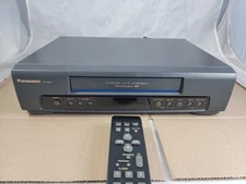 Panasonic PV-7450 4 Head Omnivision Blueline VCR VHS Player with Remote Tested