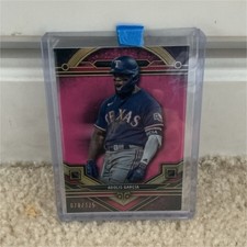 Topps 2024 Triple Threads Tourmaline Adolis Garcia #38 Texas Rangers /125