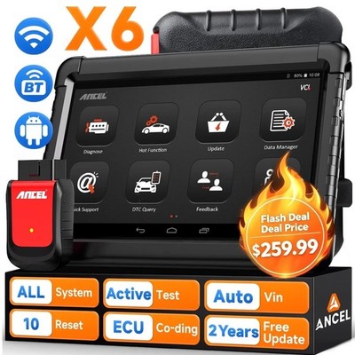 Bluetooth Car Diagnostic Tool Bidirectional OBD2 Scanner All Systems Code Reader