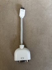 2 pcs, Genuine Apple Mini DVI to VGA Adapter Cable for MacBook White