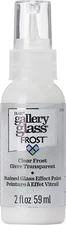FolkArt Gallery Glass Paint 2oz-Frost Clear