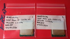 Matched Pair Intel Xeon E5-2630 v2 2.6GHz 6-Core 15MB SR1AM LGA2011 CPU's