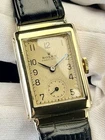 Rare Rolex Vintage Art Deco Rectangular 9ct Gold Watch Ref:2943 Mid Size 22x34mm