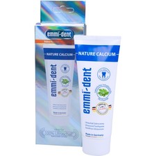 Emmi-dent Ultraschall Zahncreme Nature vegan mit Calcium fluoridfrei 75 ml