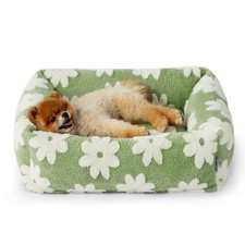 LE SURE Cute Dog Bed for Small Dogs - Washable Puppy Beds,Cozy Rectangle Orth...