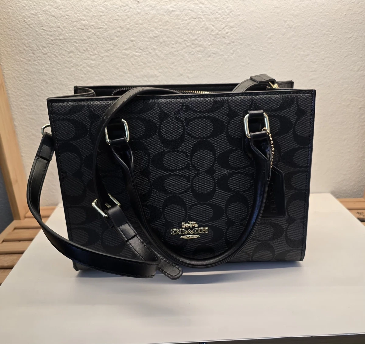 Coach Black Signature for sale - eBay
