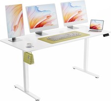 63" Electric Standing Desk Adjustable Height Sit Stand Up Desk for Home Office