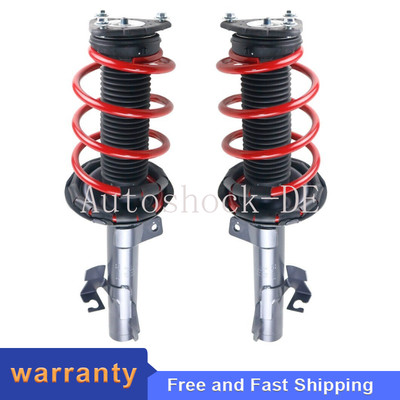 2X Front Complete Shock Struts & Coil Springs For 2004-2012 Ford Focus MK2 Plus