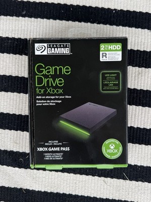 Seagate Game Drive for Xbox 2TB External HDD STKX2000403 Tested Working w/ Box