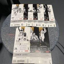 NBA Golden State Warriors 2018 Playoff Tickets Stubs Steph Curry -Lot of 10