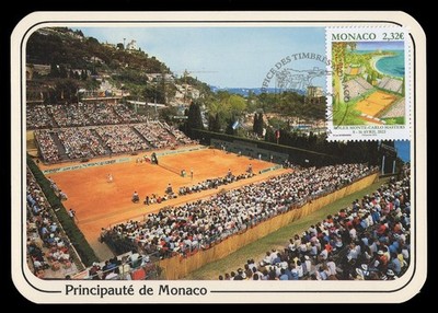MONACO 2023 Carte Maximum - Rolex Monte-Carlo Masters Tenis Tennis Country Club