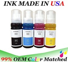 VC Printer Ink Bottle non-OEM 522 for ET-2800 ET-2803 ET-2850 ET-4700 ET-4800