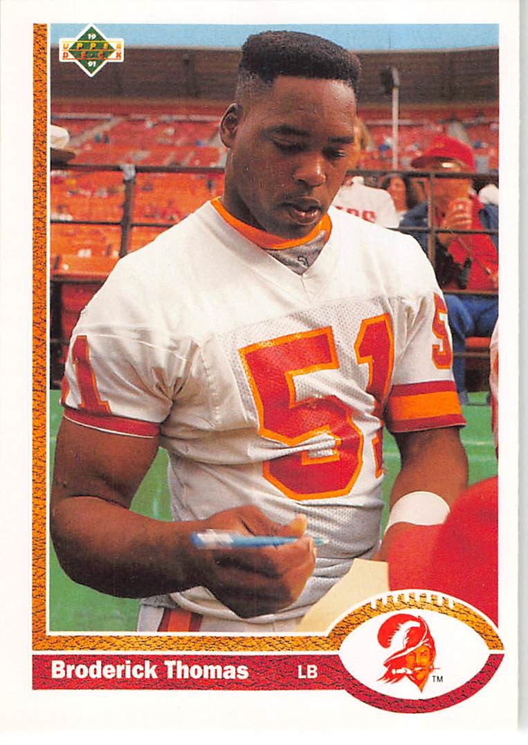 1991 Upper Deck #235 Broderick Thomas