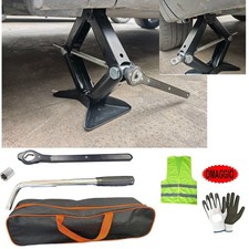 PER  MINI MINOR KIT AUTO CRIC A PANTOGRAFO DA 2 TONN. CON CRICCHETTO E CHIAVE A