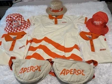 Aperol Spritz Bucket Hats Straw Hat Polo Shirts & Shoulder/Fanny Pack Bag NEW