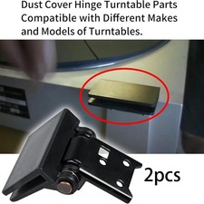 2 Pieces Turntable Dust Cover Hinge Accessory Replace