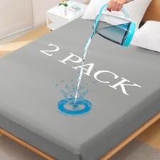 2 Pack King Premium Waterproof Mattress Protector