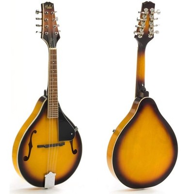 Hola! Music A Style Mandolin Instrument with Adjustable Truss-Rod Model HM-3T...