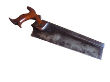 Vintage francis constanctine brass tenon dovetail back saw 1840s shefield eng.