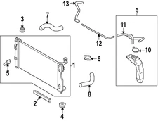 Genuine Subaru Radiator Assembly 45111FN000