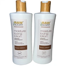 2x Raw Sugar Santal + Caffeine Firming Body Lotion 16 oz New