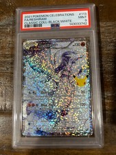 POKEMON 2021 2 Celebrations Classic RESHIRAM Black White Full Art #113 PSA 9