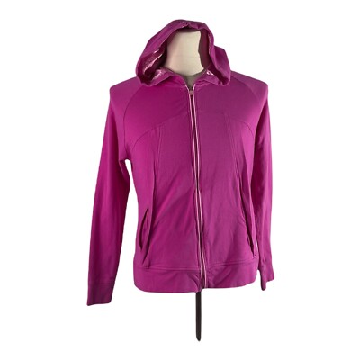 Everlast pink hoodie sweatshirt women large cotton spandex