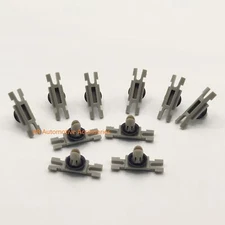 10Pcs For BMW Car Door Window Exterior Chrome Trim Moulding Clips 51137117240