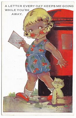 Ein Brief jeden Tag von Agnes Richardson Poststempel 1947 - M & L National