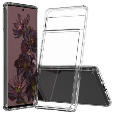Hülle für Google Pixel 7 Pro Handyhülle Silikon Cover Case Bumper Hybrid klar