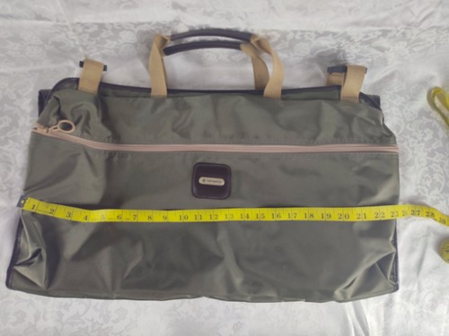 VTG Samsonite Travel Bag Lot (2) Duffel Bag & Suit Carrier Garment Bag ST21 - Picture 13 of 24