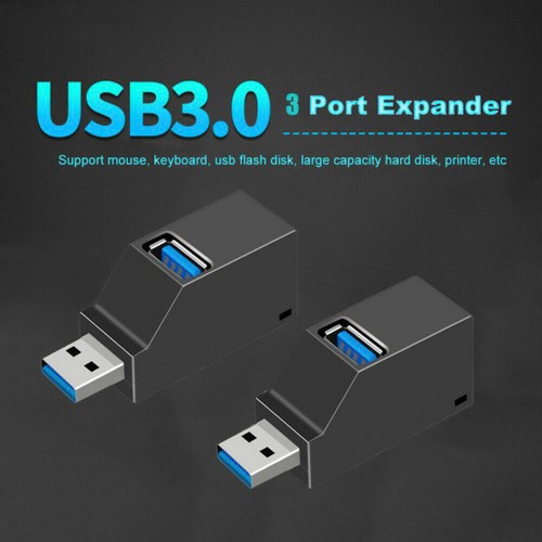 Verteiler 3 Port USB 3.0 Super Speed Daten HUB Adapter für Notebook Laptop PC - Afbeelding 3 van 8