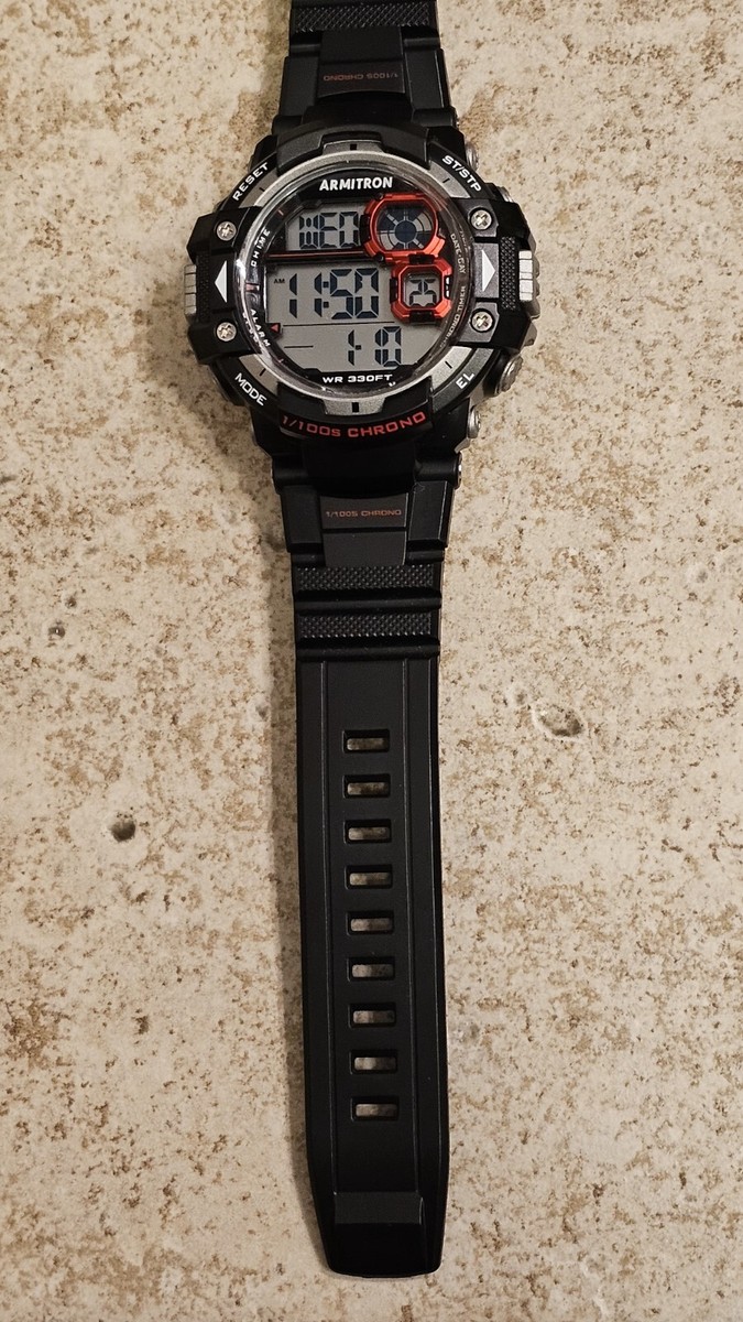 Set Time Armitron Wr165 Ft Turn Off Alarm Armitron Digital Watch