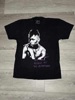2024 Lucky Daye The Algorithm Tour Shirt Official Merch Black 8/27 Concert Tee M